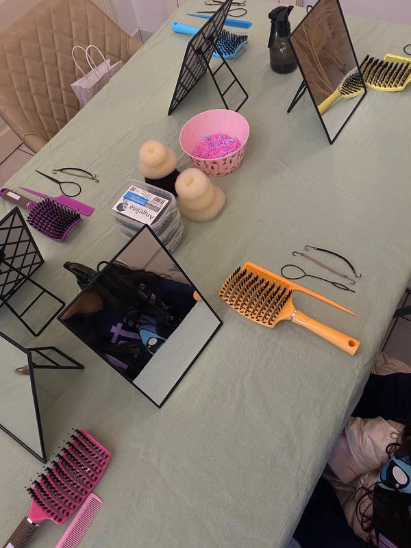 table atelier coiffure